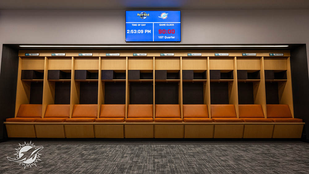 Miami Dolphins Locker Room