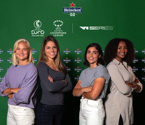 Heineken beer will be the Official Partner of the UEFA’s Women’s Champions League, UEFA Women’s EURO 2022 and 2025, W Series