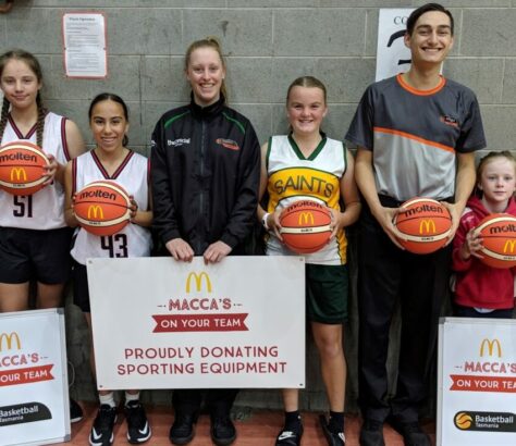 : Macca’s On Your Team basketball camps in Tasmania