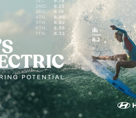 Surfing Australia Hyundai shes electric