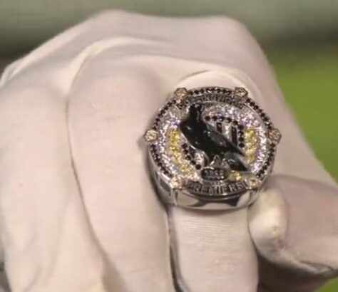 A prototype of an AFL Premiership ring