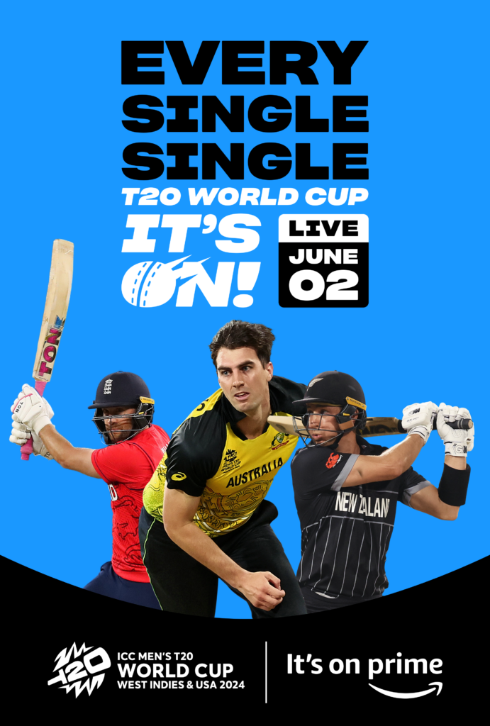 Prime Video Announces Usman Khawaja as Ambassador for ICC Men’s T20 World Cup Broadcast