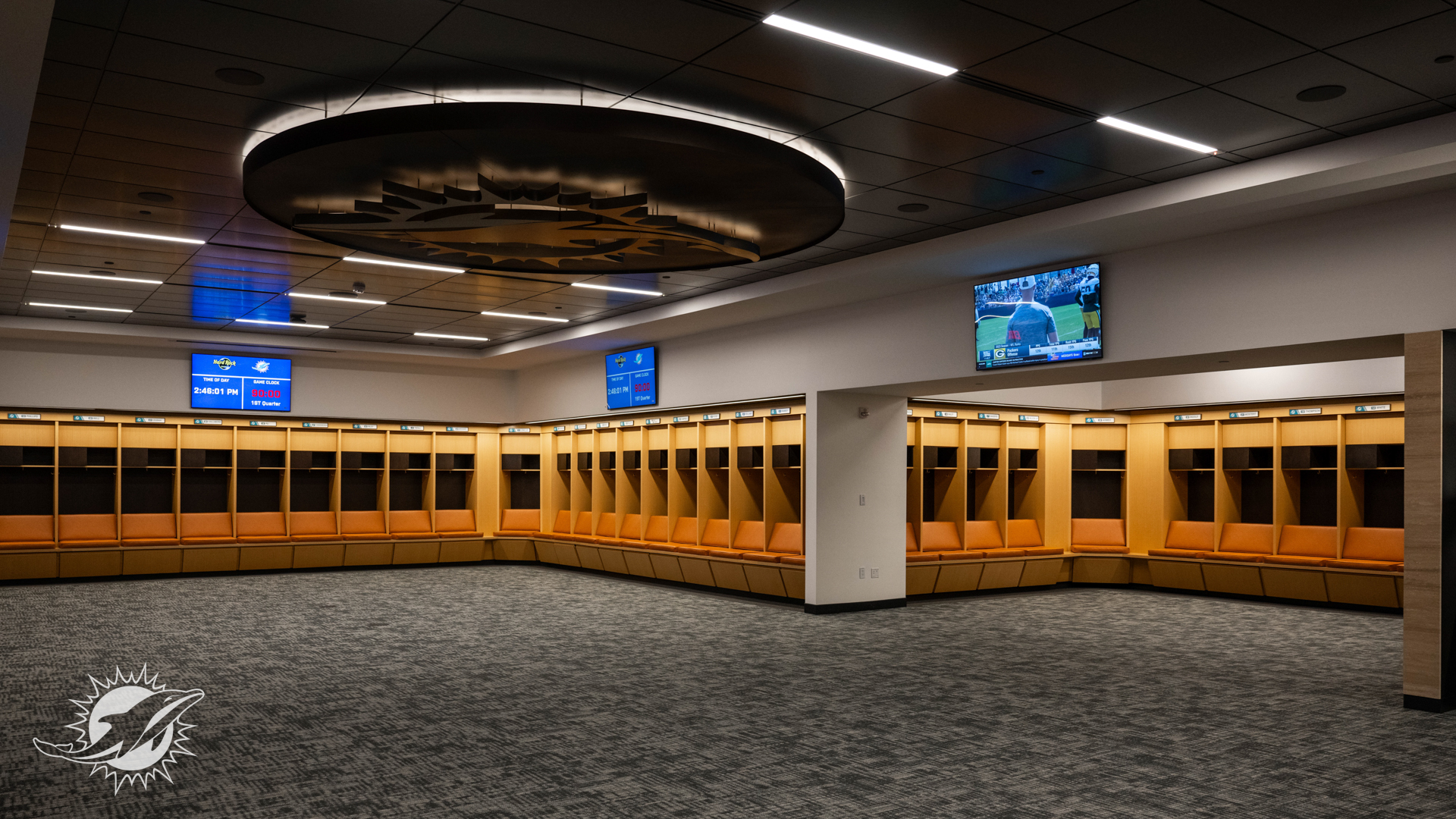 Miami Dolphins open state-of-the-art locker room at Hard Rock Stadium