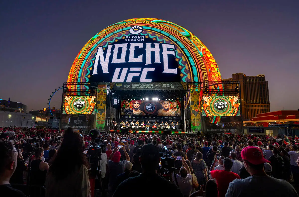 UFC at Las Vegas’ Sphere Breaks Records with $22M in Ticket Sales