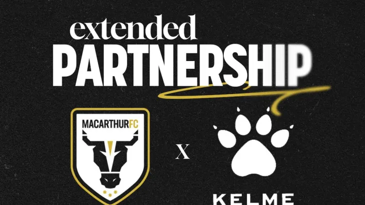 Macarthur FC Extends Apparel Partnership with Kelme for Three Years